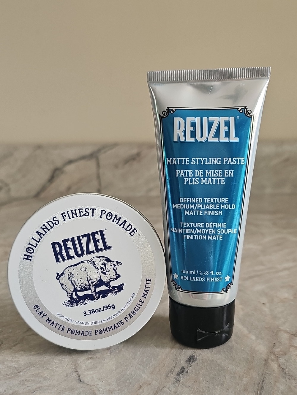 REUZEL Holland's Finest Clay Matte Pomade & Matte Styling Paste - Picture 1 of 1
